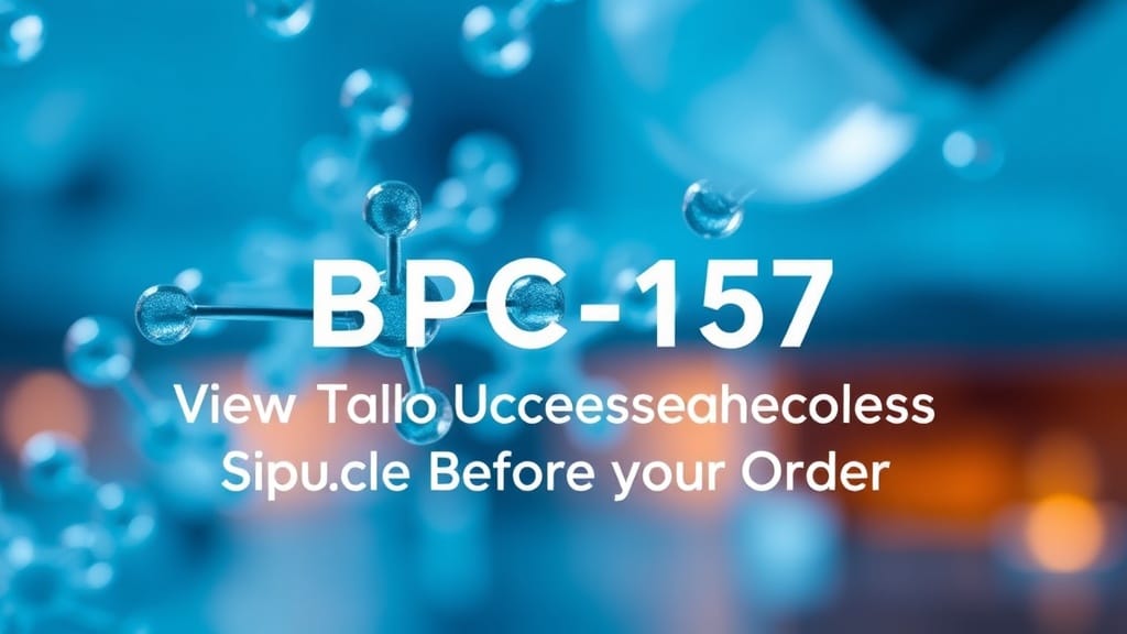 BPC-157: What Los Angeles Researchers Should Know Before They Order