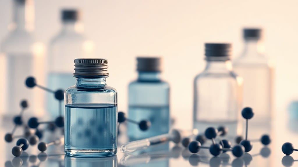 Best Peptides for Hair Loss: Effective Solutions for Thinning Hair — scientific illustration