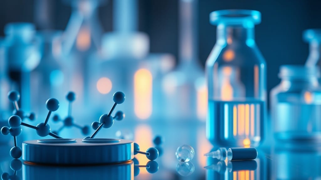 What is GLOW Peptide? Benefits & Research — scientific illustration