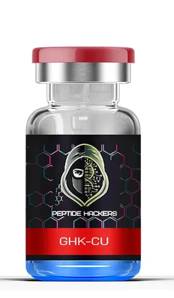 GHK-Cu research peptide vial, Peptide Hackers